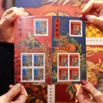 FRANCE-PARIS-SPECIAL STAMPS-YEAR OF DRAGON