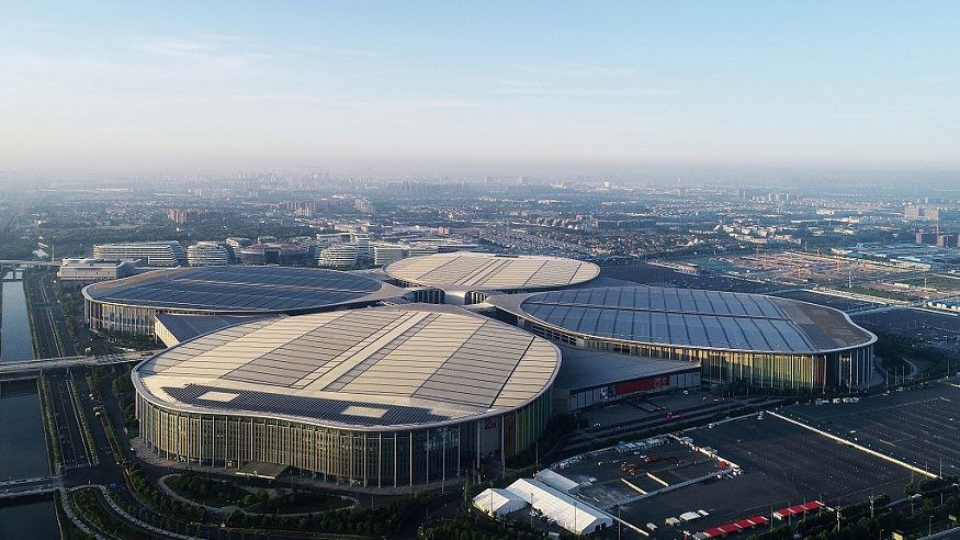 National Exhibition and Convention Center (Shanghai). National Exhibition and Convention Center, Shanghai Hongqiao, China.