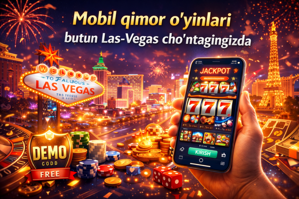 Mobil qimor o'yinlari butun Las-Vegas cho'ntagingizda